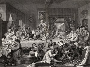 An Election Entertainment by William Hogarth