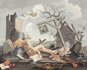 Bathos, Manner of Sinking, in Sublime Paintings Inscribed to the Dealers in Dark Pictures, Illustration from 