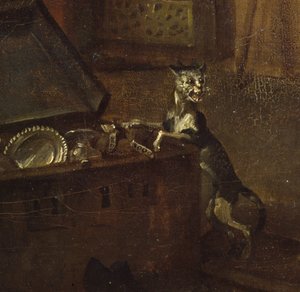 Cat with a Chest (detail)