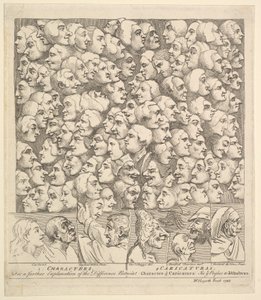 Characters and Caricaturas, April 1743