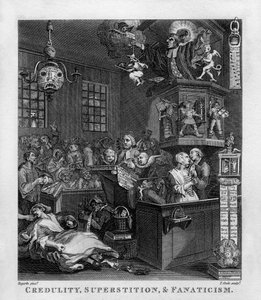 Credulity, Superstition and Fanaticism by William Hogarth