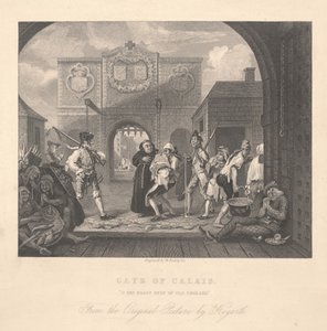 Gate of Calais, engraved by William Radclyffe by William Hogarth