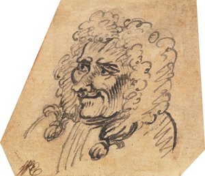 Grotesque Male Head