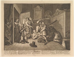 Hudibras Catechized Twelve Large Illustrations for Samuel Butlers Hudibras, Plate 9