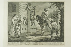Hudibras Triumphant, plate four from Hudibras