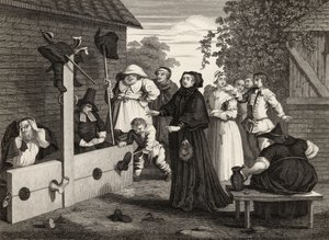 Hudibras and Ralpho in the Stocks, from 
