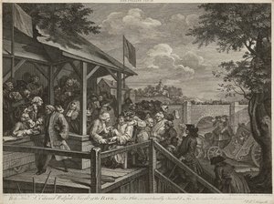 Humours of An Election (Set of Four) by William Hogarth