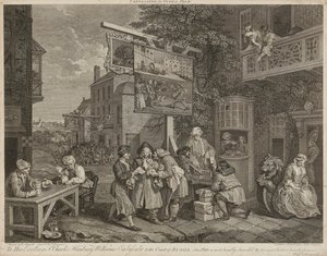Humours of An Election (Set of Four) by William Hogarth