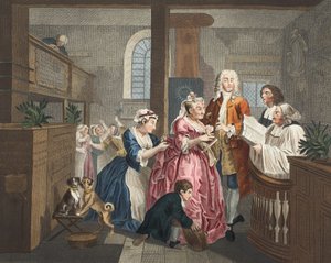 Married to an Old Maid, plate V from 