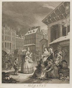 Morning, plate one from The Four Times of the Day