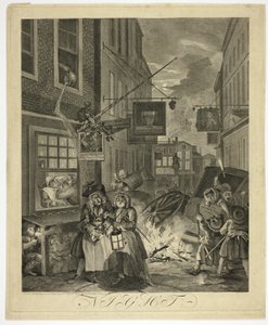Night, Plate Four from The Four Times of Day