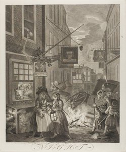 Night, plate four from The Four Times of the Day