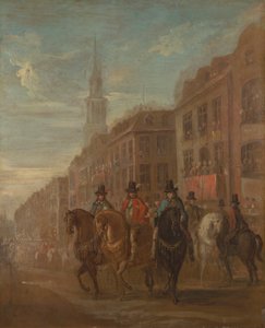 Restoration Procession of Charles II at Cheapside by William Hogarth