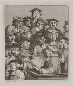 Scholars at a Lecture by William Hogarth