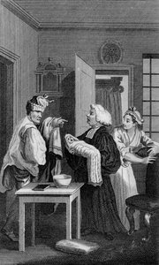 Second Frontispiece to Tristram Shandy by William Hogarth
