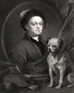 Self Portrait, from Gallery of Portraits, published in 1833 by William Hogarth