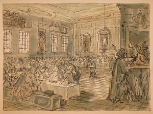 Sketch for Industry and Idleness - Plate VIII, 1747
