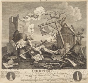 Tailpiece, or The Bathos by William Hogarth