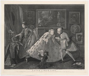 Taste in High Life, Engraved by Samuel Phillips by William Hogarth