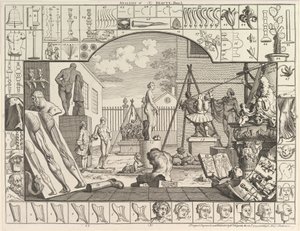 The Analysis of Beauty, Plate 1 by William Hogarth