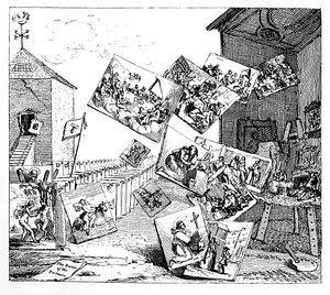 The Battle of the Pictures by William Hogarth