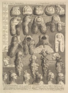 The Five Orders of Periwigs, 1761