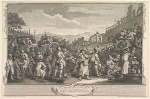 The Idle Prentice Executed at Tyburn (Industry and Idleness, plate 11)