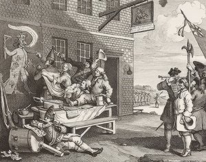 The Invasion, Plate 2: England. 1756
