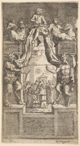 The New Metamorphosis: Frontispiece, Vol.1, 1724 by William Hogarth