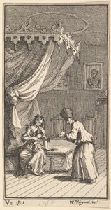 The New Metamorphosis, Plate 5: Fantasio, Transformed into a Lapdog by William Hogarth