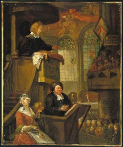 The Sleeping Congregation by William Hogarth