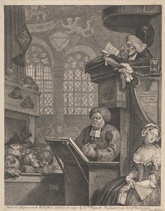 The Sleeping Congregation by William Hogarth