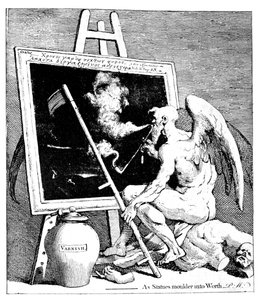 Time Smoking a Picture, 1761 by William Hogarth
