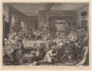 Election Celebration, Plate 1 of the Series 