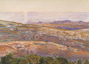 The Dead Sea from Siloam by William Holman Hunt