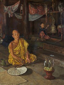 A Burmese Priest - The Call to Prayer
