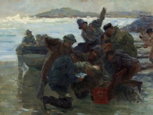 Sketch for Cast Up by the Sea, c.1895