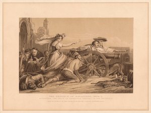 The Defence of Saragoosa, 1808-9 by William Home Lizars