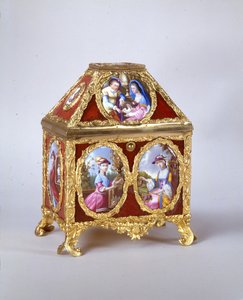 George III Casket Containing a Verge Watch in the Manner of James Cox, c.1770 by William Hopkins Craft