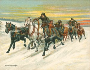 Races Historic and Modern, Russian Sleigh Races