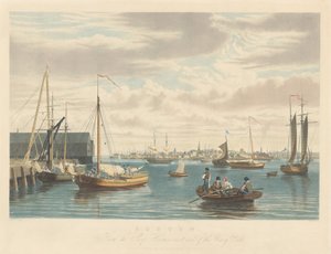 Boston: From the Ship House West End of the Navy Yard by William James Bennett