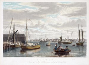 Boston, from the Ship House, west end of the Navy Yard, c.1833