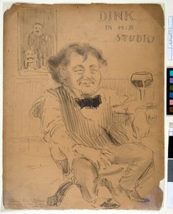 Dink in His Studio, c.1895 by William James Glackens