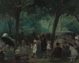 The Drive, Central Park, c.1905