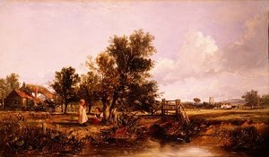 Gillingham on the Medway by William James Muller