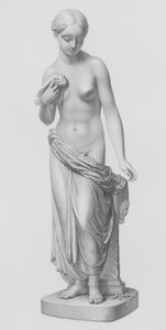 Early Sorrow, engraved by W Roffe, from the statue by P Mac Dowell, RA