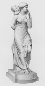 Maternal Love, engraved by W Roffe from the group by E B Stephens by William John Roffe