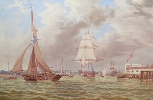 Shipping at the Entrance to Portsmouth Harbour