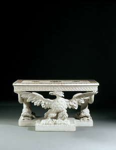 One of a pair of George II side tables