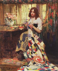 The Patchwork Quilt by William Lee Hankey